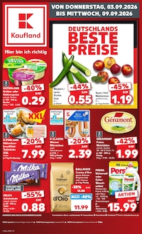 Kaufland Schmalkalden Prospekt der aktuellen Woche, gültig von 03.09.2026 bis 09.09.2026 Aktueller Kaufland Schmalkalden Prospekt "Hier bin ich richtig" mit 60 Seiten