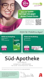 Aktueller mea - meine apotheke Apotheken Prospekt in Remscheid und Umgebung, "Unsere August-Angebote" mit 4 Seiten, 01.08.2025 - 31.08.2025