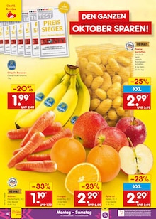 Bananen im Netto Marken-Discount Prospekt "Aktuelle Angebote" mit 71 Seiten (Wuppertal)