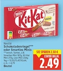 Schokoladenriegel oder Smarties Minis von Nestlé für 2,49 € bei E center im Angebot Schokoladenriegel oder Smarties Minis von Nestlé im aktuellen E center Prospekt