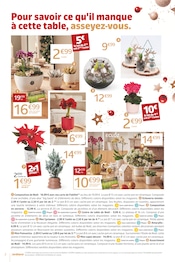 Promos Fleur En Pot dans le catalogue "On craque tous à Noël SPÉCIAL TABLE" de Jardiland à la page 2