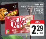 Mini KitKat, Lion oder Smarties von Nestlé im aktuellen E center Prospekt für 2,29 €