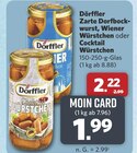 Zarte Dorfbockwurst im Angebot bei combi in Hannover Zarte Dorfbockwurst Angebote von Dörffler bei combi Hannover für 1,99 €