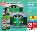 Pils Angebote von Beck's bei Netto Marken-Discount Parchim für 21,98 €