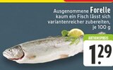 Aktuelles Ausgenommene Forelle Angebot bei E center in Oberhausen ab 1,29 €