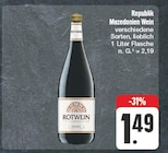 Mazedonien Wein Angebote von Republik bei nah und gut Freital für 1,49 €