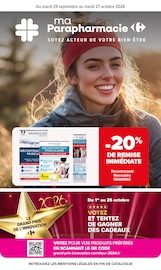 Catalogue Carrefour à L'Isle-Adam cette semaine, valable du 29/09/2026 au 27/10/2026 Prospectus Carrefour à L'Isle-Adam, "ma Parapharmacie", 20 pages de promos valables du 29/09/2026 au 27/10/2026