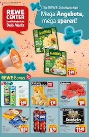 Fleisch im REWE Prospekt in Willich Aktueller REWE Prospekt mit Fleisch, "Dein Markt", Seite 1