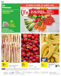 Prix et réduction Banane Bio dans le prospectus Carrefour en cours Offre Banane Bio dans le catalogue Carrefour du moment à la page 16