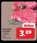 Rinderfilet am Stück bei Markant Nordwest im Barßel Prospekt für 3,89 €