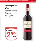 Wein im Angebot bei GLOBUS in Hof Wein Angebote von Rotkäppchen bei GLOBUS Hof für 2,99 €