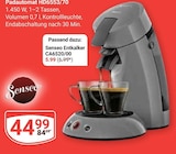 Padautomat HD6553/70 Angebote von Senseo bei GLOBUS Gießen für 5,99 €
