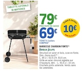 Barbecue charbon fonte en promo à 69,00 € chez E.Leclerc Barbecue charbon fonte dans le catalogue E.Leclerc