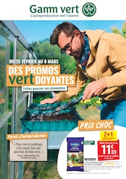 Prospectus Gamm vert à Nanteuil-lès-Meaux, "DES PROMOS vertDOYANTES Faites pousser vos économies", 12 pages, 25/02/2026 - 08/03/2026