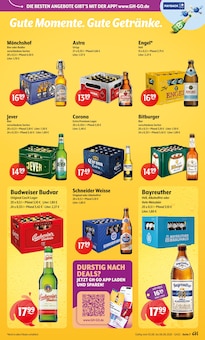 Bier im aktuellen Getränke Hoffmann Prospekt (Detmold) Bier im Getränke Hoffmann Prospekt "Aktuelle Angebote" mit 9 Seiten (Detmold)