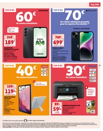 Offre IPhone SE dans le catalogue Auchan Hypermarché du moment à la page 17