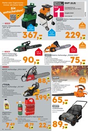 Aktueller Globus-Baumarkt Prospekt mit Gartengeräte, "Immer eine Idee besser", Seite 12