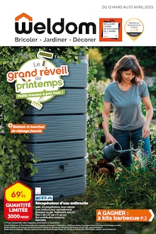 Prospectus Weldom en cours, "Le grand réveil de printemps Petits travaux à prix frais !", page 1 sur 8