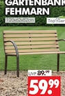 Gartenbank Fehmarn im Angebot bei Wreesmann in Stendal Gartenbank Fehmarn Angebote von Top Garden bei Wreesmann Stendal für 59,99 €