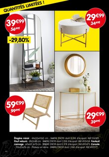 Promotion Pouf dans le prospectus B&M, valable du 17/11/2025 au 30/11/2025 Promo Pouf dans le catalogue B&M du moment à la page 8