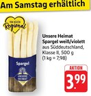 Aktuelle Spargel Angebote bei EDEKA in Heidelberg Aktuelles Spargel weiß/violett Angebot bei EDEKA in Heidelberg ab 3,99 €