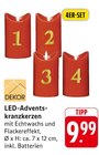LED-Adventskranzkerzen Angebote bei E center Neu-Ulm für 9,99 €