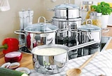 Topfset "Juno" von PRIMA CUCINA für 39,99 € bei Segmüller im Angebot Topfset "Juno" von PRIMA CUCINA im aktuellen Segmüller Prospekt