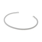 Bracelet jonc en argent rhodié en promo chez E.Leclerc Bracelet jonc en argent rhodié dans le catalogue E.Leclerc