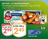 Aktuelles Fischstäbchen Angebot bei GLOBUS in Erlangen ab 2,49 €