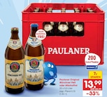 Original Münchner Hell im Angebot bei Netto Marken-Discount in Winterberg Original Münchner Hell Angebote von Paulaner bei Netto Marken-Discount Winterberg für 13,99 €