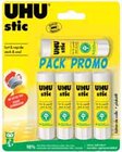 4+1 stic de colle 8.2g - UHU en promo chez Intermarché Valence à 2,51 €