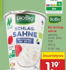 Aktuelles Bio Schlagsahne Angebot bei Netto Marken-Discount in Koblenz ab 1,19 €