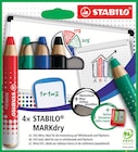 4 Marqueurs Markdry + 1 Taille-Crayons + 1 Chiffonnette - STABILO - Intermarché Hyper 4 Marqueurs Markdry + 1 Taille-Crayons + 1 Chiffonnette - STABILO à 6,29 € dans le catalogue Intermarché Hyper