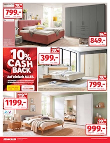Kleiderschrank im aktuellen Segmüller Prospekt (Heidelberg) Kleiderschrank im Segmüller Prospekt "Zum Glück gibt’s Segmüller - 10% Cashback" mit 6 Seiten (Heidelberg)