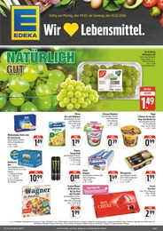 Aktueller EDEKA Prospekt, "Wir lieben Lebensmittel!", mit Angeboten der Woche, gültig von 09.02.2026 bis 09.02.2026