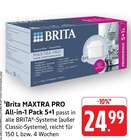 MAXTRA PRO All-in-1 Pack 5+1 Angebote von Brita bei EDEKA Oberursel für 24,99 €