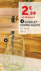 Gobelet Forme Haute en promo chez Hyper U Rezé à 2,99 €