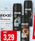 Deospray Angebote von Axe bei Kaufhaus Stolz Neubrandenburg für 3,29 €