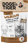 Aktuelles Nassfutter Katze mit Huhn, Wild & Süßkartoffel, Wildling Angebot bei dm-drogerie markt in Dresden ab 1,35 €