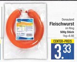 Fleischwurst im EDEKA Prospekt Fleischwurst von Donauland im aktuellen EDEKA Prospekt für 3,33 €