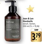 Handseife im Angebot bei E center in Stuttgart Handseife Angebote von Jean & Len bei E center Stuttgart für 3,79 €