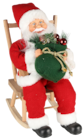 Père Noël dans son rocking chair - Atmosphera - Stokomani à Nantes Père Noël dans son rocking chair - Atmosphera en promo chez Stokomani Nantes à 17,99 €