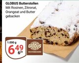Butterstollen Angebote von Globus bei GLOBUS Braunschweig für 6,49 €
