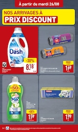 Poubelle Angebote im Prospekt "NOS ARRIVAGES DE RENTRÉE JUSQU'À -50% SUR LE 2ème" von Aldi auf Seite 26