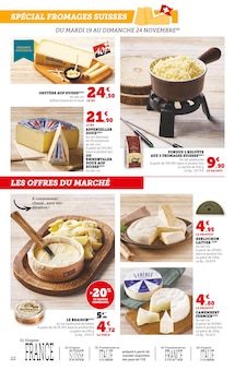 Promo Gruyère dans le catalogue Super U du moment à la page 22