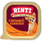RINTI Gold Mini Truthahn & Kaninchen 100 g Angebote von Rinti bei Zookauf Neuss für 0,49 €