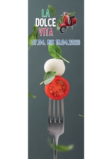 Hamberger Prospekt der KW 15 "LA DOLCE VITA" Aktueller Hamberger Prospekt "LA DOLCE VITA" Seite 1 von 56 Seiten