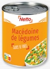 Promo MACÉDOINE DE LÉGUMES à 0,83 € dans le catalogue Netto à Hennebont