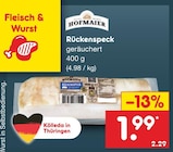 Aktuelle Schweinefleisch Angebote bei Netto Marken-Discount in Jena Aktuelles Rückenspeck Angebot bei Netto Marken-Discount in Jena ab 1,99 €