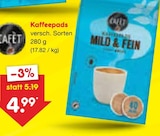 Kaffeepads Angebote bei Netto Marken-Discount Stendal für 4,99 €